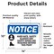 Signmission 10 in Height, 14 in Width, Vinyl Decal, Rectangle OS-2PACK-NS-D-1014-L-13262 - alternate 3